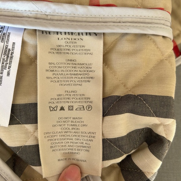 Burberry Diamond-Quilted Jacket - Picture 13 of 14